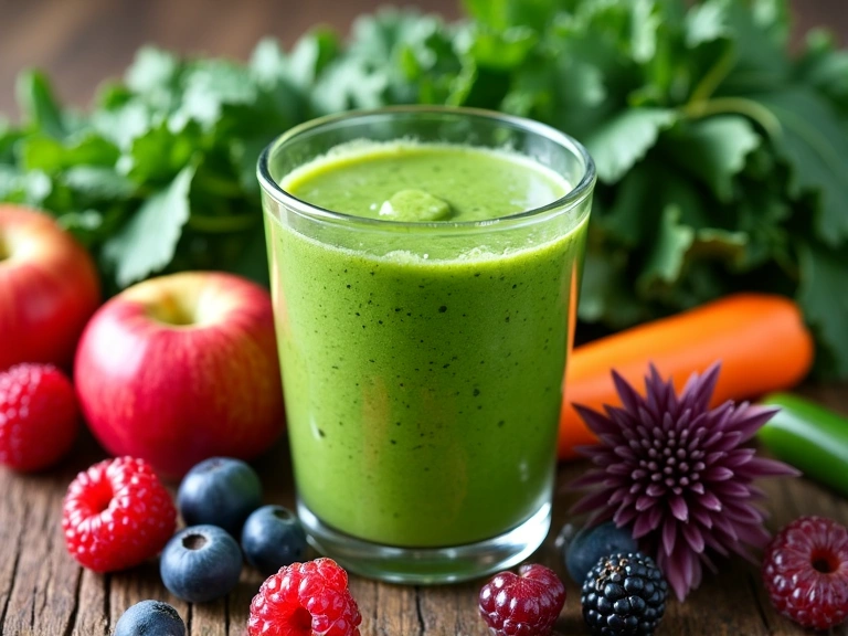 Assortment of natural vitamins and supplements